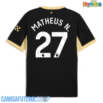 Camisa de time de futebol Manchester City Matheus Nunes #27 Replicas 2º Equipamento 2026-27 Manga Curta